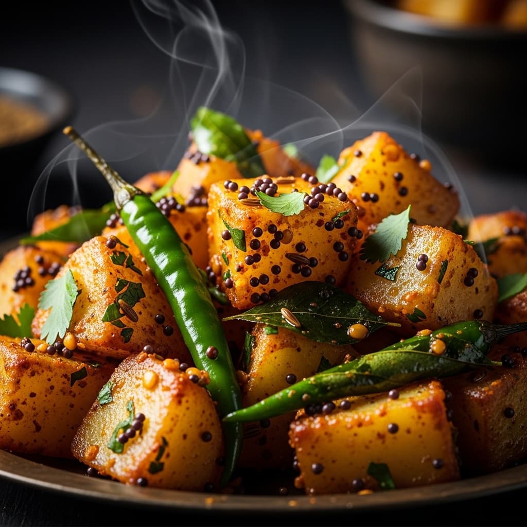 Aloo Sukhi Bhaji